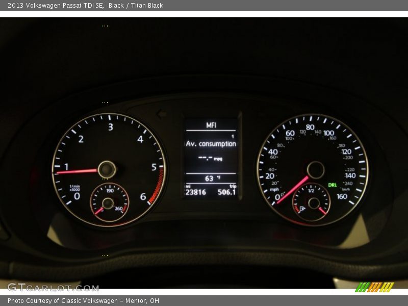 Black / Titan Black 2013 Volkswagen Passat TDI SE