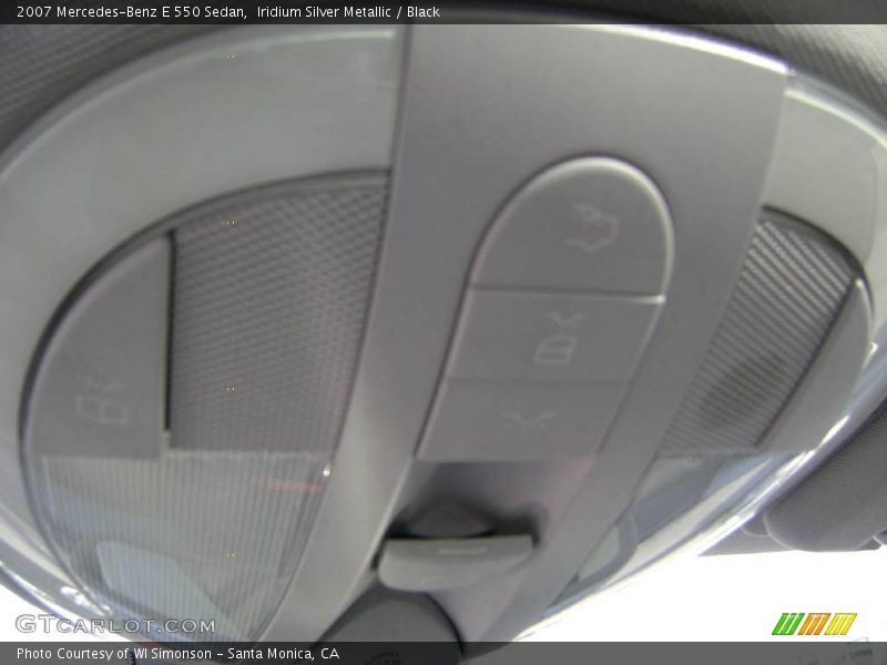 Iridium Silver Metallic / Black 2007 Mercedes-Benz E 550 Sedan