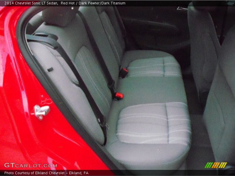 Red Hot / Dark Pewter/Dark Titanium 2014 Chevrolet Sonic LT Sedan