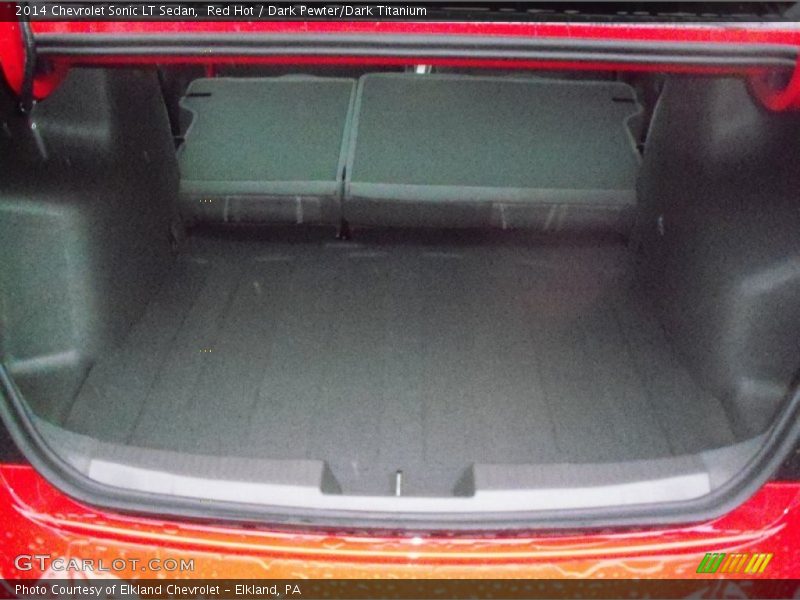 Red Hot / Dark Pewter/Dark Titanium 2014 Chevrolet Sonic LT Sedan