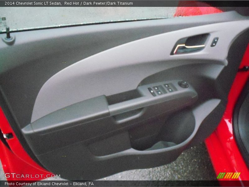 Red Hot / Dark Pewter/Dark Titanium 2014 Chevrolet Sonic LT Sedan
