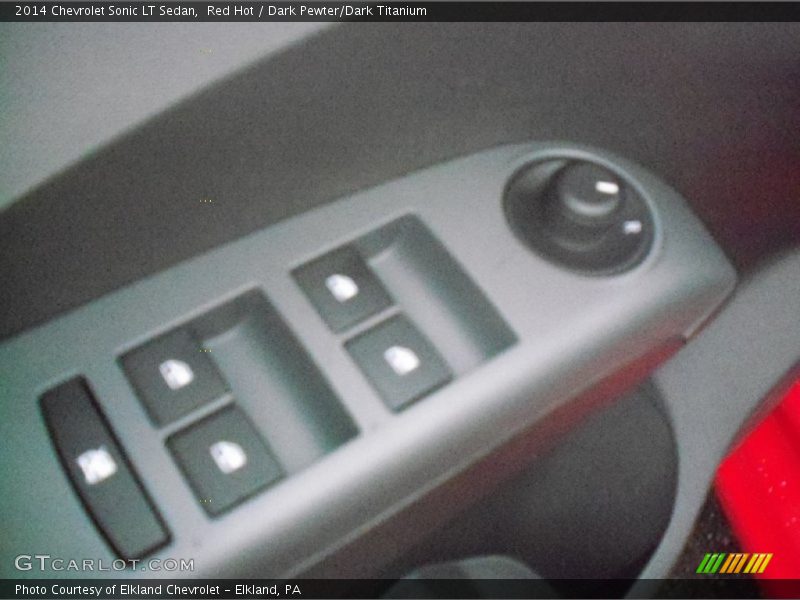 Red Hot / Dark Pewter/Dark Titanium 2014 Chevrolet Sonic LT Sedan