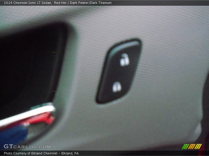 Red Hot / Dark Pewter/Dark Titanium 2014 Chevrolet Sonic LT Sedan