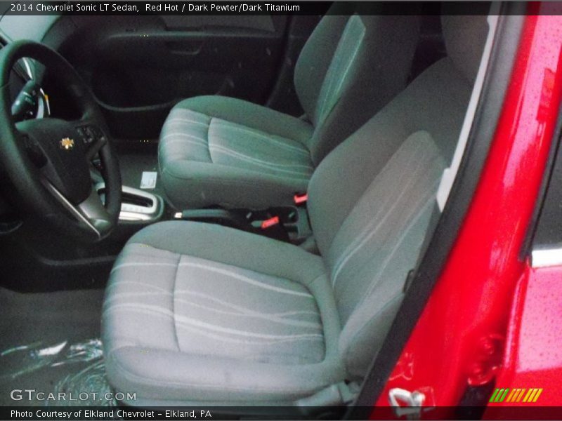  2014 Sonic LT Sedan Dark Pewter/Dark Titanium Interior