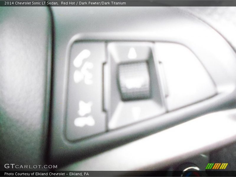 Red Hot / Dark Pewter/Dark Titanium 2014 Chevrolet Sonic LT Sedan