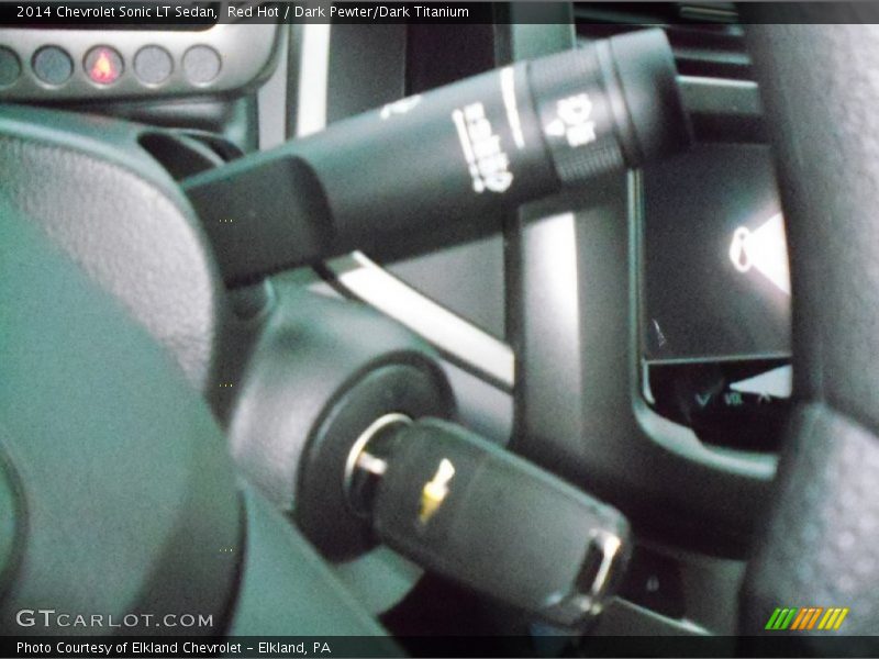 Red Hot / Dark Pewter/Dark Titanium 2014 Chevrolet Sonic LT Sedan