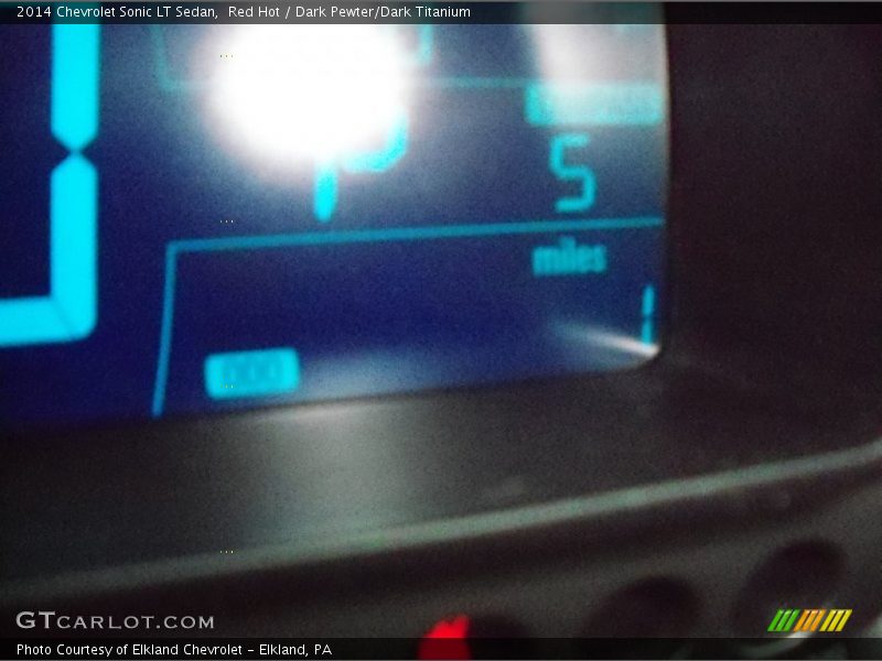 Red Hot / Dark Pewter/Dark Titanium 2014 Chevrolet Sonic LT Sedan