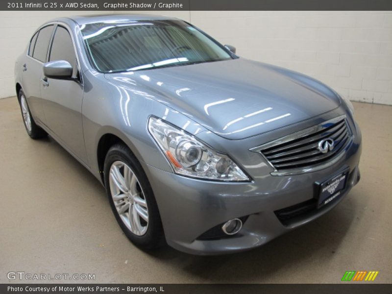Graphite Shadow / Graphite 2011 Infiniti G 25 x AWD Sedan
