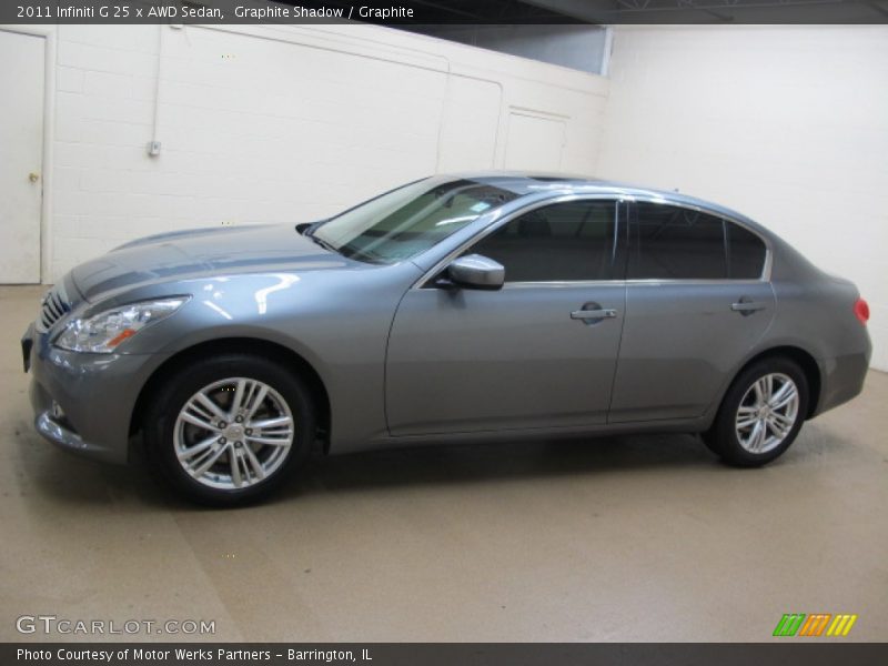Graphite Shadow / Graphite 2011 Infiniti G 25 x AWD Sedan