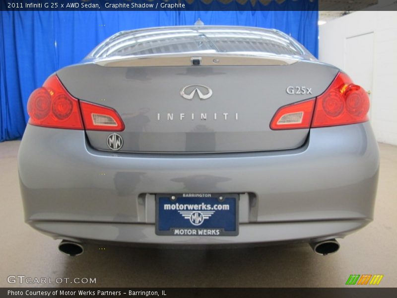 Graphite Shadow / Graphite 2011 Infiniti G 25 x AWD Sedan