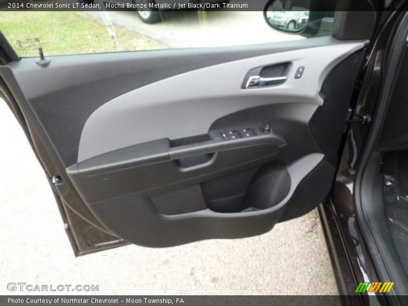 Mocha Bronze Metallic / Jet Black/Dark Titanium 2014 Chevrolet Sonic LT Sedan