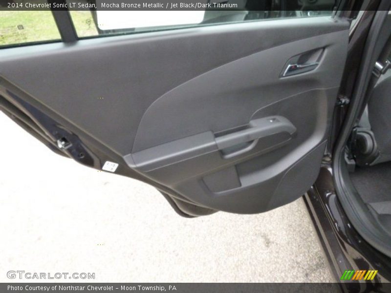 Mocha Bronze Metallic / Jet Black/Dark Titanium 2014 Chevrolet Sonic LT Sedan