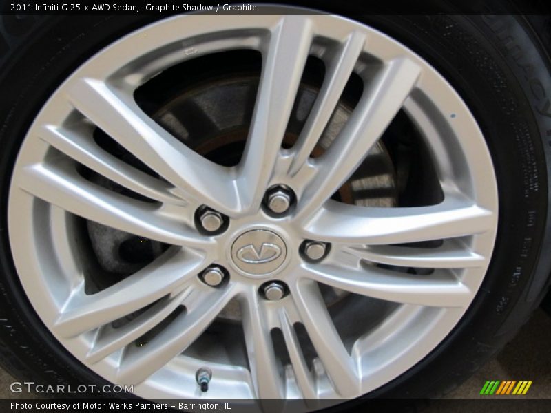 Graphite Shadow / Graphite 2011 Infiniti G 25 x AWD Sedan