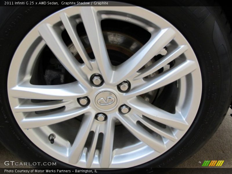 Graphite Shadow / Graphite 2011 Infiniti G 25 x AWD Sedan