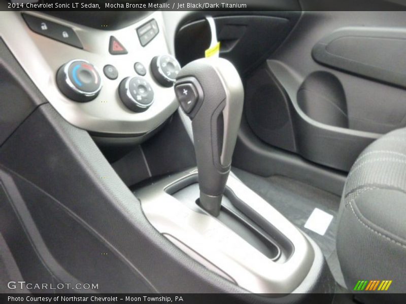 Mocha Bronze Metallic / Jet Black/Dark Titanium 2014 Chevrolet Sonic LT Sedan