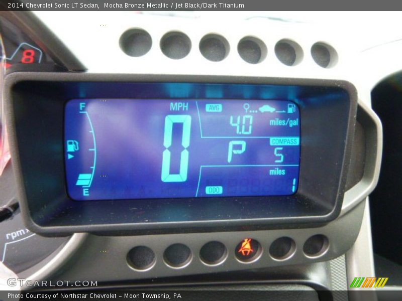Mocha Bronze Metallic / Jet Black/Dark Titanium 2014 Chevrolet Sonic LT Sedan