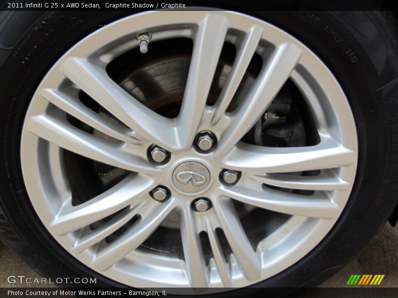Graphite Shadow / Graphite 2011 Infiniti G 25 x AWD Sedan