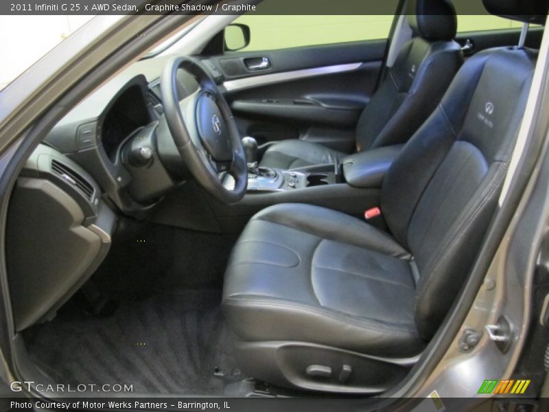 Graphite Shadow / Graphite 2011 Infiniti G 25 x AWD Sedan