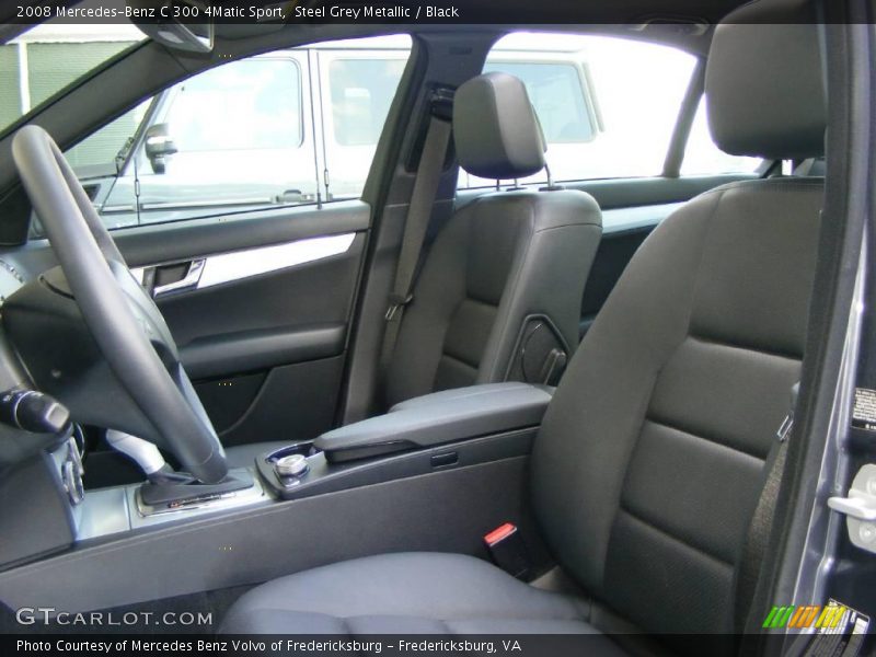 Steel Grey Metallic / Black 2008 Mercedes-Benz C 300 4Matic Sport
