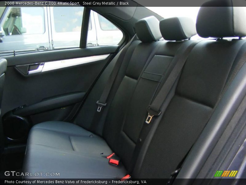 Steel Grey Metallic / Black 2008 Mercedes-Benz C 300 4Matic Sport