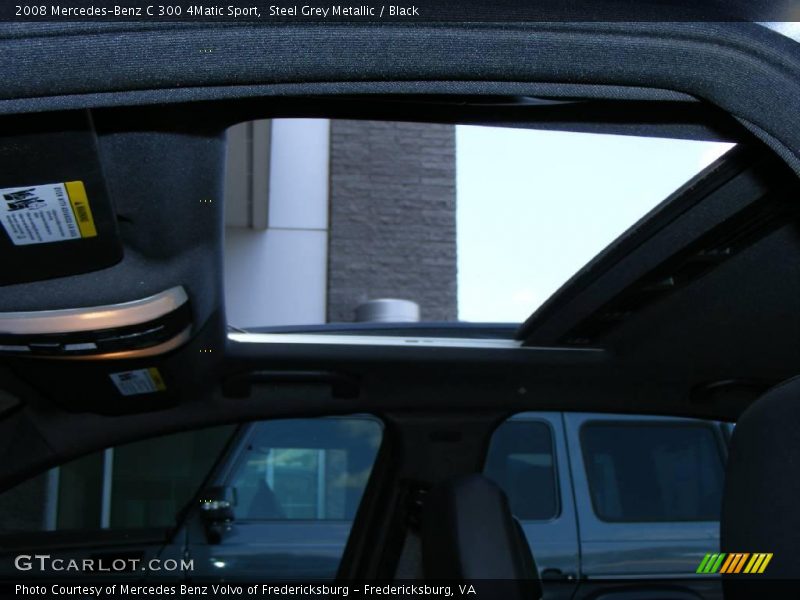 Steel Grey Metallic / Black 2008 Mercedes-Benz C 300 4Matic Sport