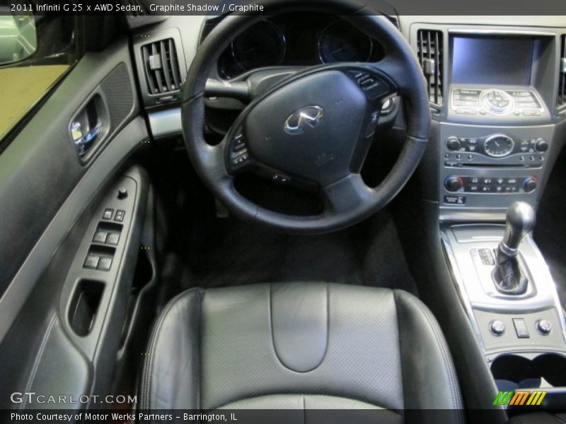 Graphite Shadow / Graphite 2011 Infiniti G 25 x AWD Sedan
