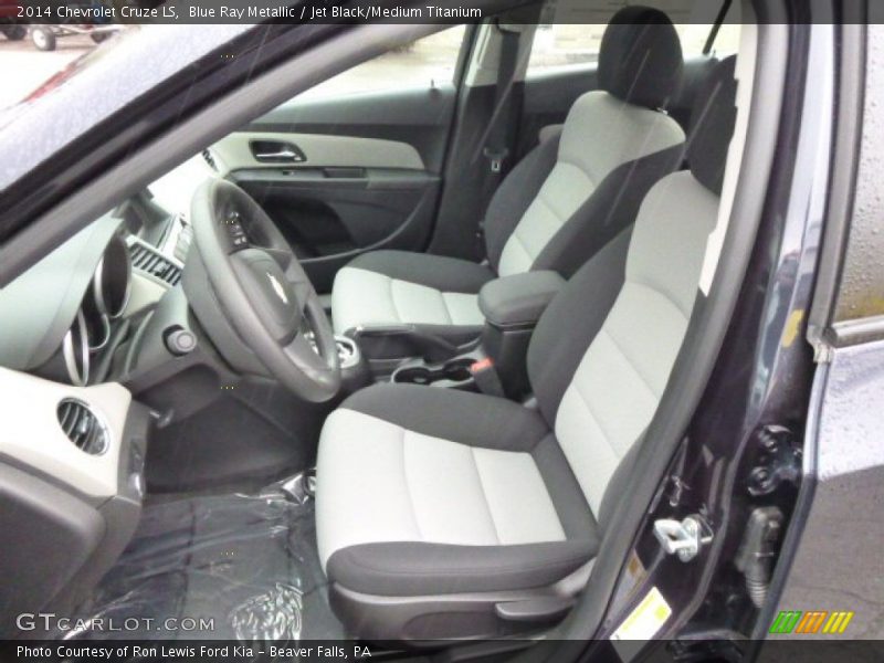 Blue Ray Metallic / Jet Black/Medium Titanium 2014 Chevrolet Cruze LS