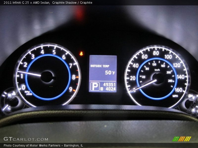 Graphite Shadow / Graphite 2011 Infiniti G 25 x AWD Sedan