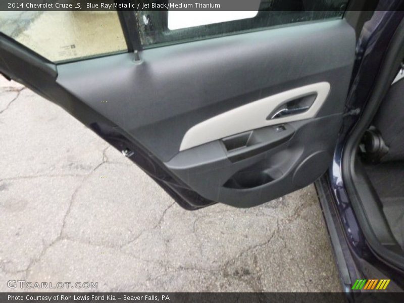 Blue Ray Metallic / Jet Black/Medium Titanium 2014 Chevrolet Cruze LS