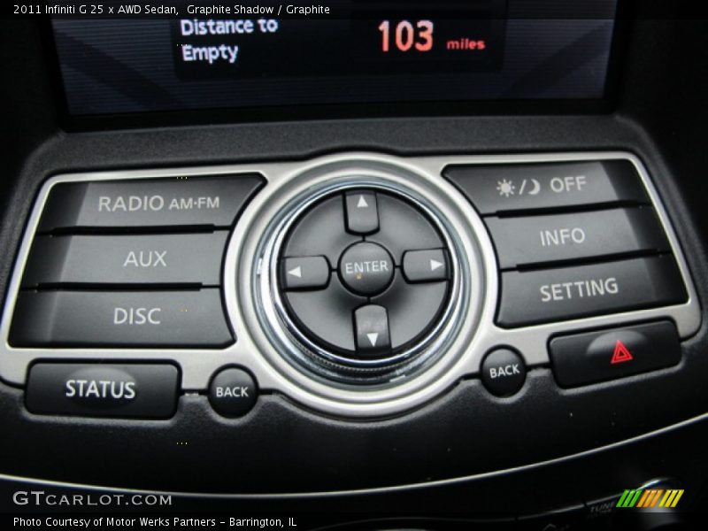 Graphite Shadow / Graphite 2011 Infiniti G 25 x AWD Sedan