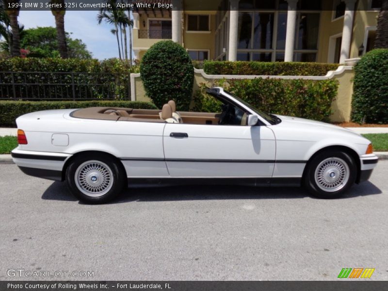  1994 3 Series 325i Convertible Alpine White