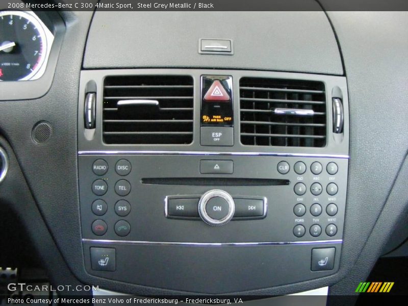 Steel Grey Metallic / Black 2008 Mercedes-Benz C 300 4Matic Sport