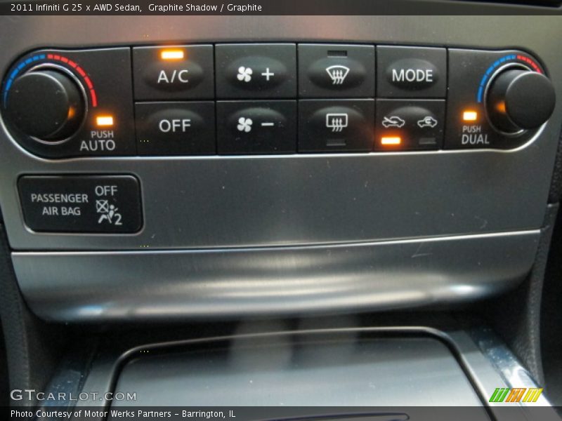 Graphite Shadow / Graphite 2011 Infiniti G 25 x AWD Sedan