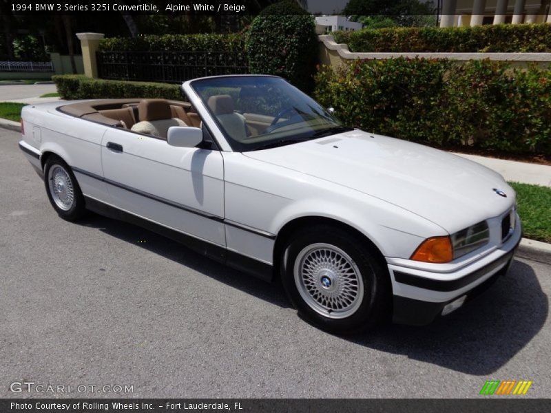 Front 3/4 View of 1994 3 Series 325i Convertible