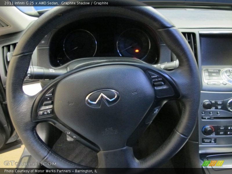 Graphite Shadow / Graphite 2011 Infiniti G 25 x AWD Sedan