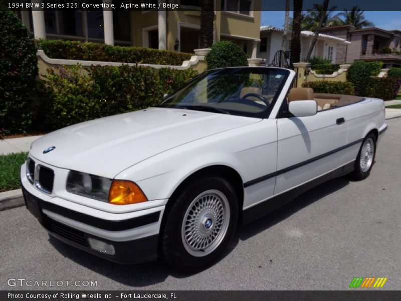 Front 3/4 View of 1994 3 Series 325i Convertible