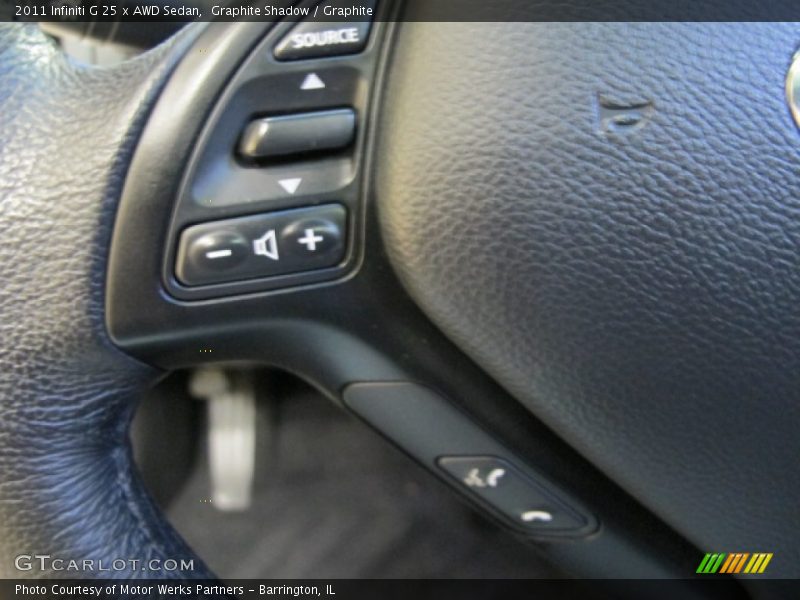 Graphite Shadow / Graphite 2011 Infiniti G 25 x AWD Sedan