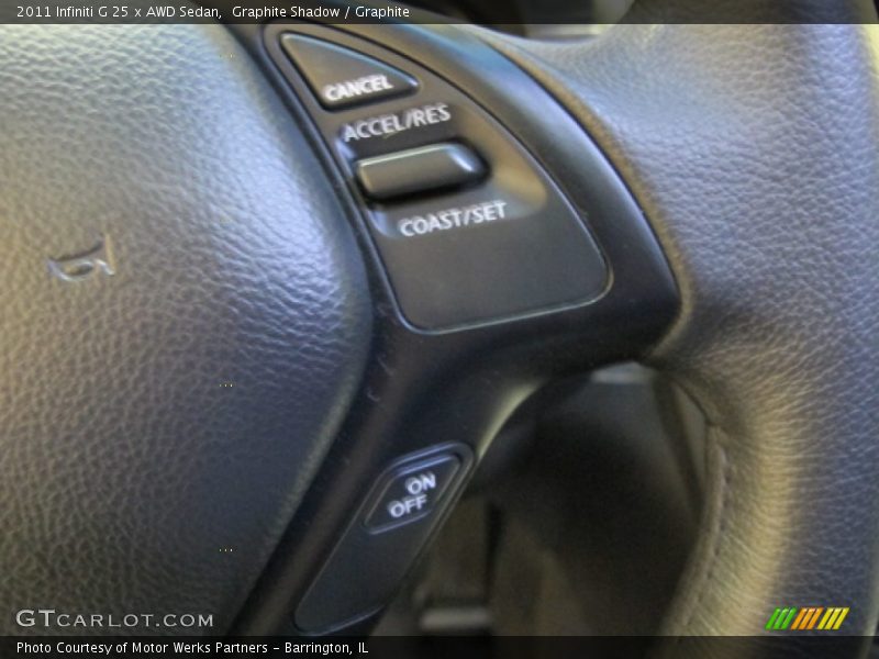 Graphite Shadow / Graphite 2011 Infiniti G 25 x AWD Sedan