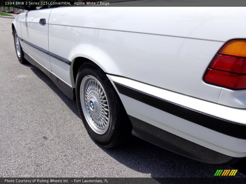 Alpine White / Beige 1994 BMW 3 Series 325i Convertible