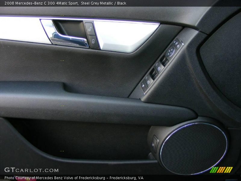 Steel Grey Metallic / Black 2008 Mercedes-Benz C 300 4Matic Sport