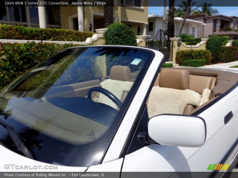 Alpine White / Beige 1994 BMW 3 Series 325i Convertible