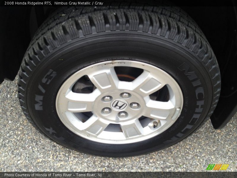 Nimbus Gray Metallic / Gray 2008 Honda Ridgeline RTS