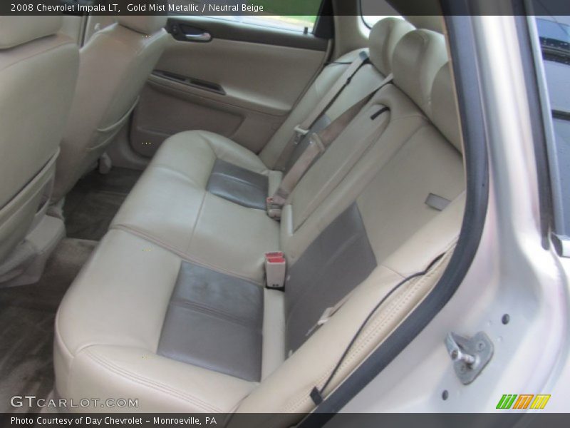 Gold Mist Metallic / Neutral Beige 2008 Chevrolet Impala LT