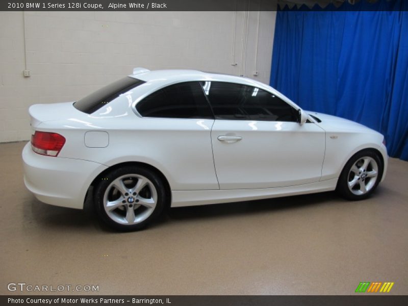 Alpine White / Black 2010 BMW 1 Series 128i Coupe