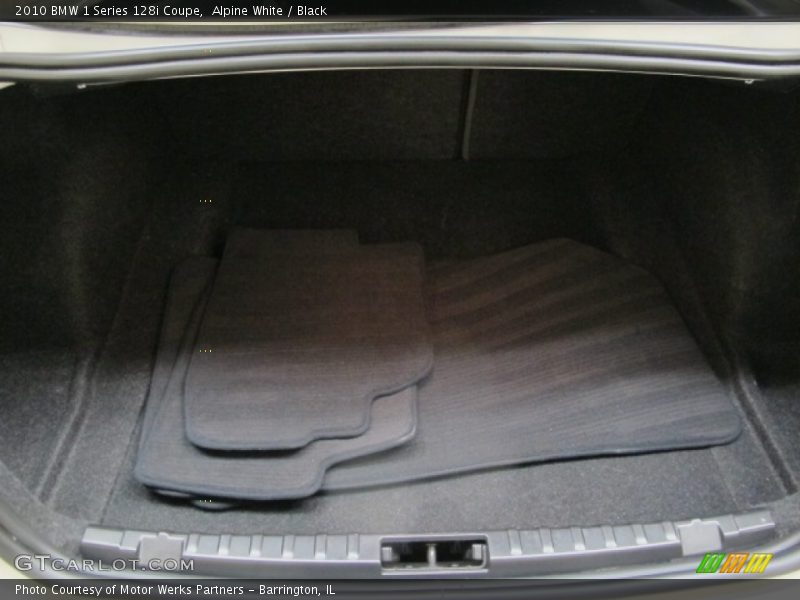 Alpine White / Black 2010 BMW 1 Series 128i Coupe