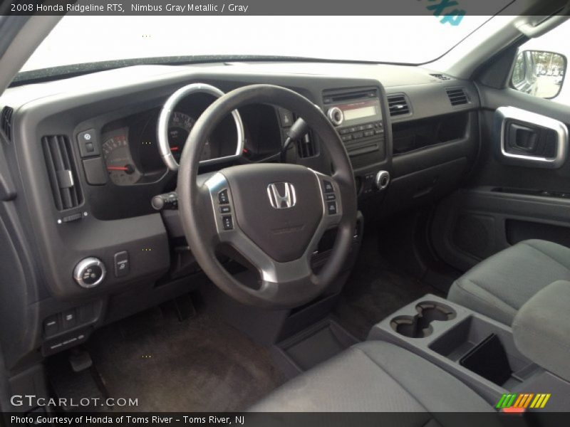 Nimbus Gray Metallic / Gray 2008 Honda Ridgeline RTS