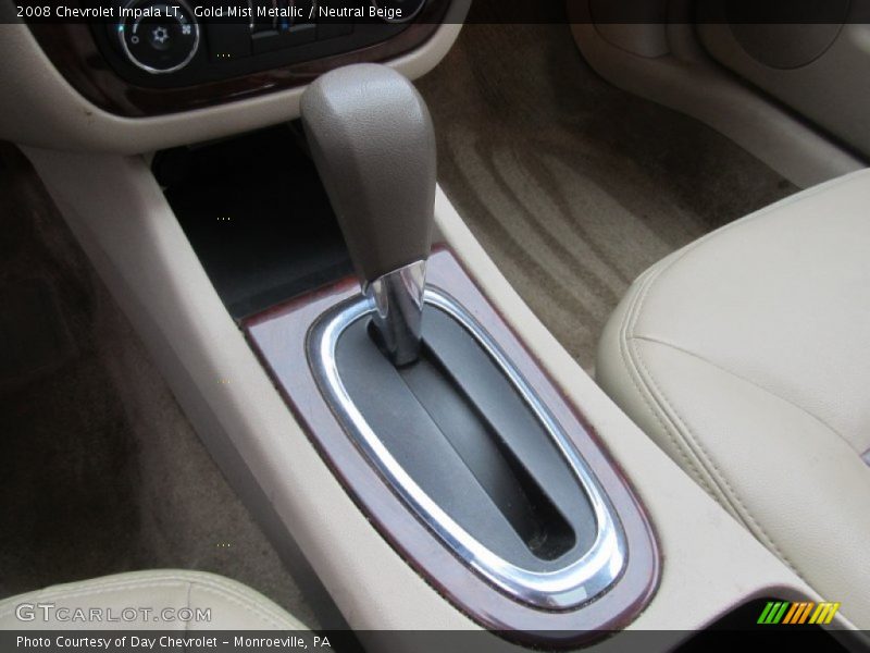 Gold Mist Metallic / Neutral Beige 2008 Chevrolet Impala LT