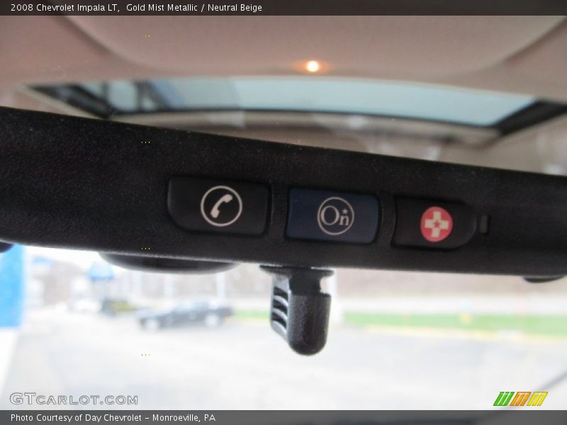 Gold Mist Metallic / Neutral Beige 2008 Chevrolet Impala LT