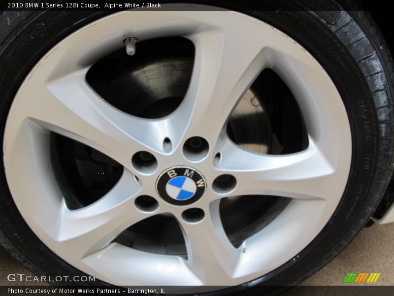Alpine White / Black 2010 BMW 1 Series 128i Coupe