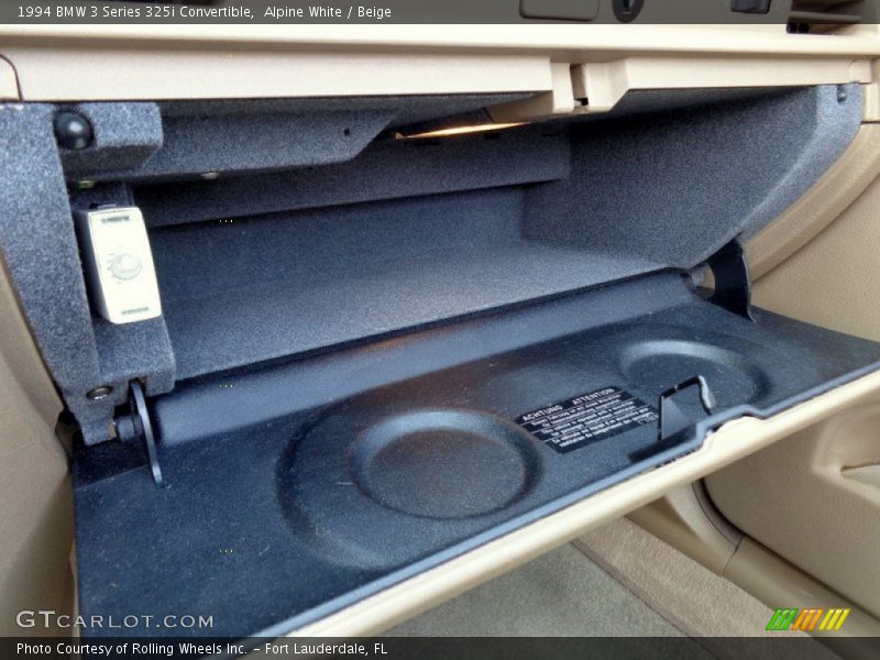 Alpine White / Beige 1994 BMW 3 Series 325i Convertible